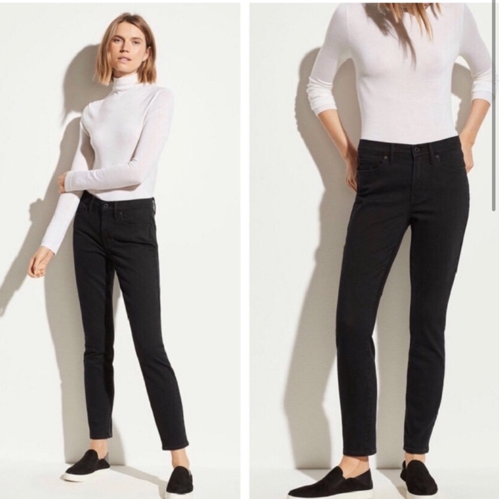 Vince Five Pocket Skinny Jeans Black 27